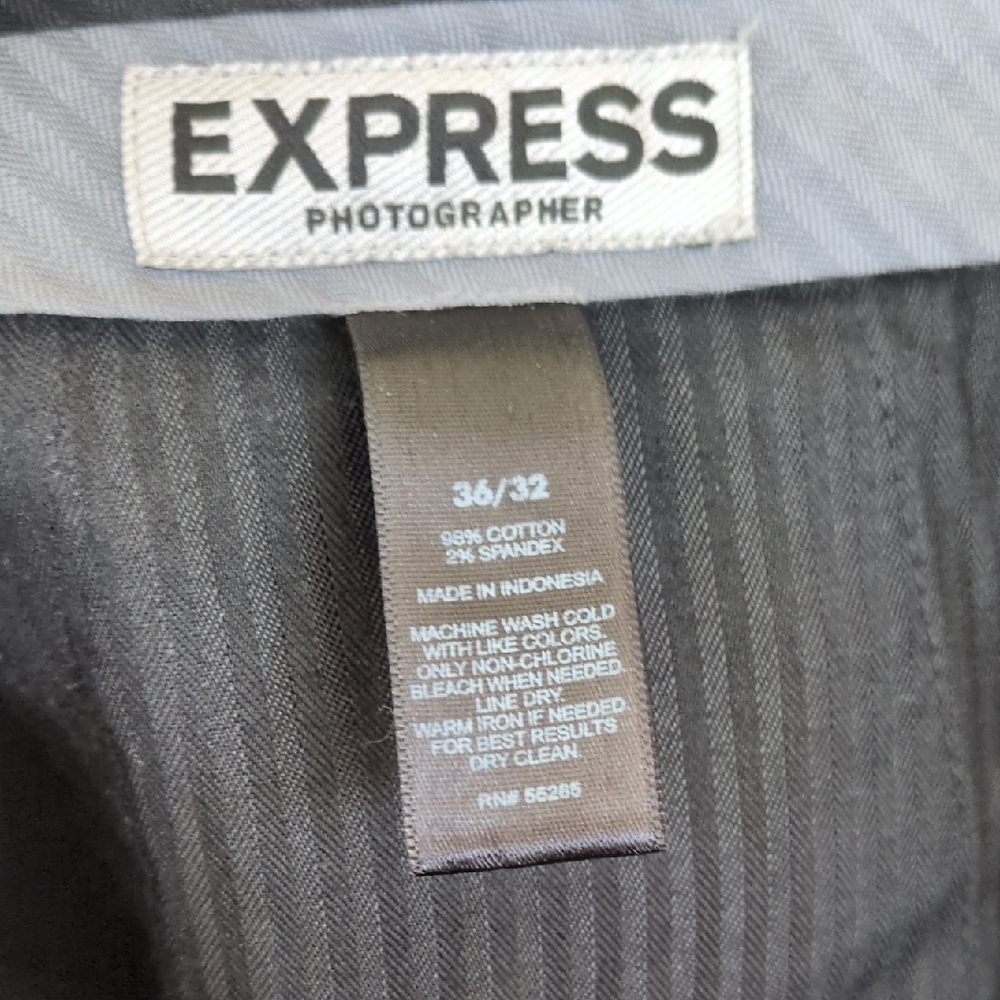 Express Photographer Charcoal Trousers